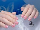 ガラスフレンチネイル