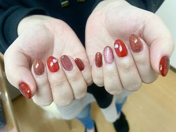 マーチ(March)/バレンタインネイル