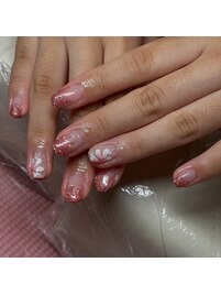 お花ネイル