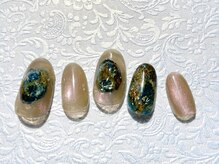 アブニール 大山台店(AVENIR)/天然石風ネイル