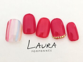 ローラポンポニー(Laura pomponnee)/4月新作デザイン「Stripe.」