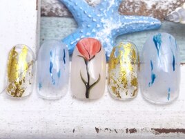 ニュアンスローズネイル