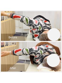 ナオル整体 三鷹院(NAORU整体)/40代女性施術事例【肩の開き】