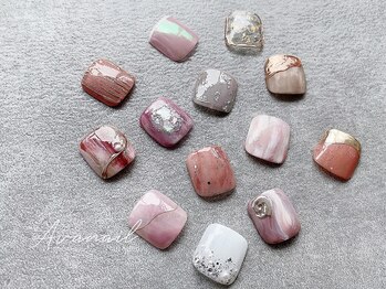 アバネイル 名駅店(AVA NAIL)/【フット親指ワンアートネイル】