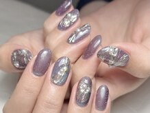 ラドール(La Dhole)/ミラーアート リボンネイル