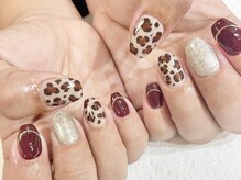 アリイネイルズ(ALII Nails)/アニマル秋冬ネイル