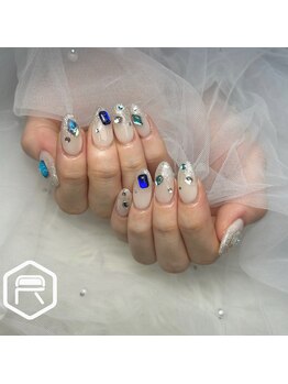 レディスペネイル ノウラ 名駅店(Redispe nail NouRa)/キラキラネイル
