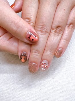 ハロウィンデザインネイル