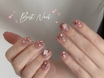 Best Nail 銀座店【ワンホンネイル・スカルプ・パラジェル・上品ジェルネイル】/パーツつけ放題