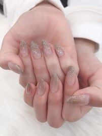 ラメグラデーション　春夏秋冬