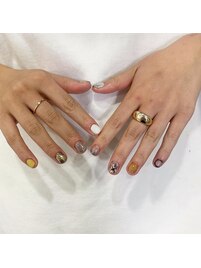 ニュアンス個性派ネイル