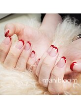 マニブルーム/真っ赤なフレンチ