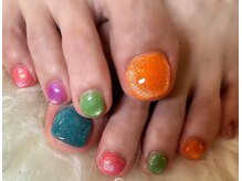 アミュリー ネイル アトリエ(Amury nail atelier)/マグネット カラフル ネオン