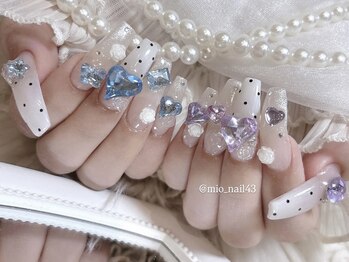 リンドネイル バイ モカ アンド ララ(Lind nail by moca and LaLa)/【mio】ビジューネイル