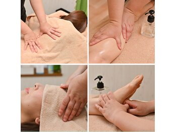 プチルポの写真/【当店人気!セレクトコース90分¥7900】もみほぐし/リンパマッサージ/ヘッドなどからお好きに組み合わせOK♪