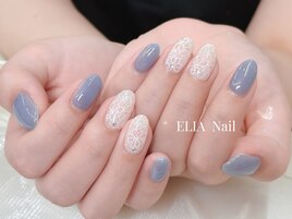 レース/ブルー