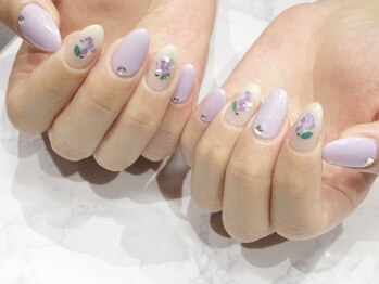 キャミ ネイル(CAMMY NAIL)/紫陽花ネイル