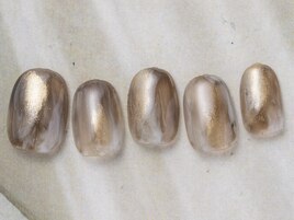 ニュアンス冬ネイル