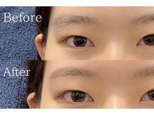 《アイブロウ》眉毛スタイリング/ハリウッドブロウリフトでふんわり女性らしい眉毛に◎平行眉/アーチ眉も