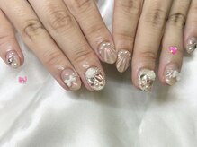 ピョルネイル 浦和(Byul Nail)/リボン×バラ