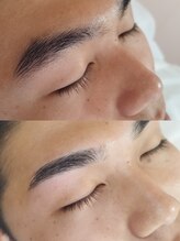 【エクステ/パリジェンヌ/まつげパーマ/眉毛/HBL/脱毛】jewel 天王寺店/メンズアイブロウWAX