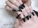 黒ネイル