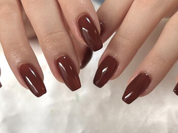 マラマネイル(Malama Nail)/ブラウン×秋カラー×フィルイン