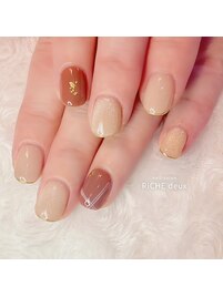 バレンタインチョコネイル！