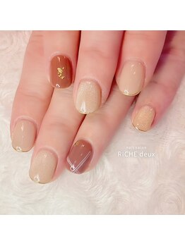 リッシュ ドゥ(RICHE deux)/バレンタインチョコネイル！
