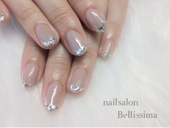 ベリッシマ 北仙台(Bellissima)/大人カラーでガラスフレンチ♪