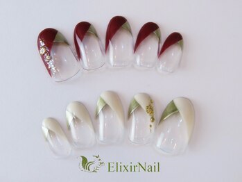 エリクサーネイル 渋谷(Elixir Nail)/定額aシンプル/クーポン使用