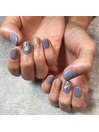 定額ネイル サンドジェル使用