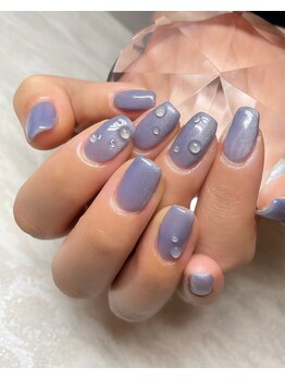 ギャラクシーネイルしずく添え