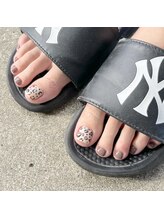 ソラ(sora)/豹柄ネイル