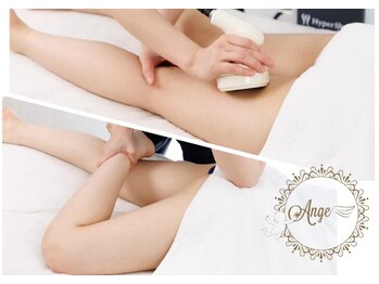 エステティックサロン アンジュ(Ange)の写真/むくみも脂肪もまとめて解決！【ハイパーナイフEX】で下半身集中痩身◎太ももからふくらはぎまでスッキリ♪