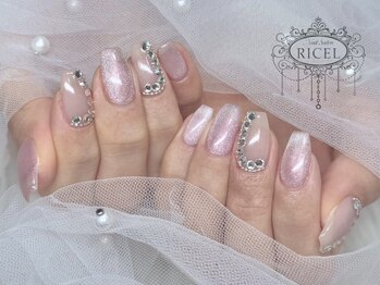 リシェル(Ricel)の写真/ブライダルやライブ・推し活など大切なイベントネイルにも対応★［新宿/新宿駅/韓国/ワンホン/パーツ］