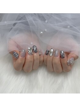 福松学園/ツイードネイル♪