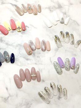 アンジェヴォーグ 名古屋本店(Angevogue)の写真/【 定額デザイン￥8690】他店ジェルオフ無料！ケア込◎カラー変更もOK！あなたの指先を彩ります♪