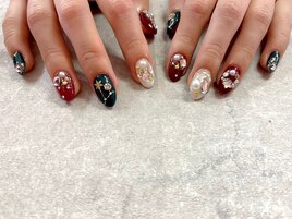 クリスマスネイル