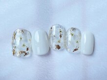 アイネイルズ 梅田店(I nails)/ホワイトゴールドネイル