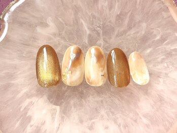 ネイルサロン フローリア(nail salon Florir)/マグネット×ワンカラー