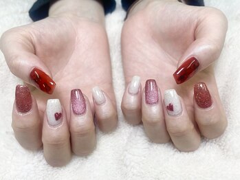 マーチ(March)/バレンタインネイル