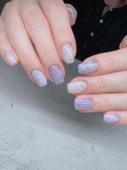 ティディーネスト(Tidynest)/紫陽花ネイル