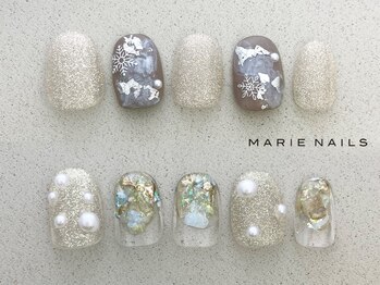 マリーネイルズ 横浜店(MARIE NAILS)の写真/《 初回オフ無料 》トレンド等、幅広いデザインで一度施術を受けるとリピートしたくなる『美爪』をご提案♪