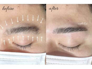 ウィズエン(with En)/メンズアイブロウワックス