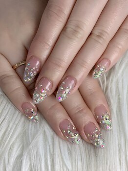 インプレス 鶴見店(Impress)/キラキラストーンネイル