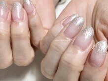 ジュエ ネイルスタジオ(jouer nailstudio.)/ラメグラデーション