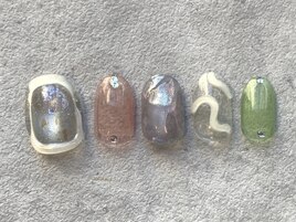 パステルぷっくりアート