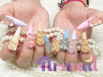 アルスネイル(Ars nail)/マット×つやネイル