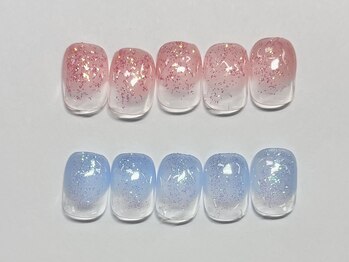 ユメノソラ 越谷店(yumeno空)/塗りかけデザイン ¥3900